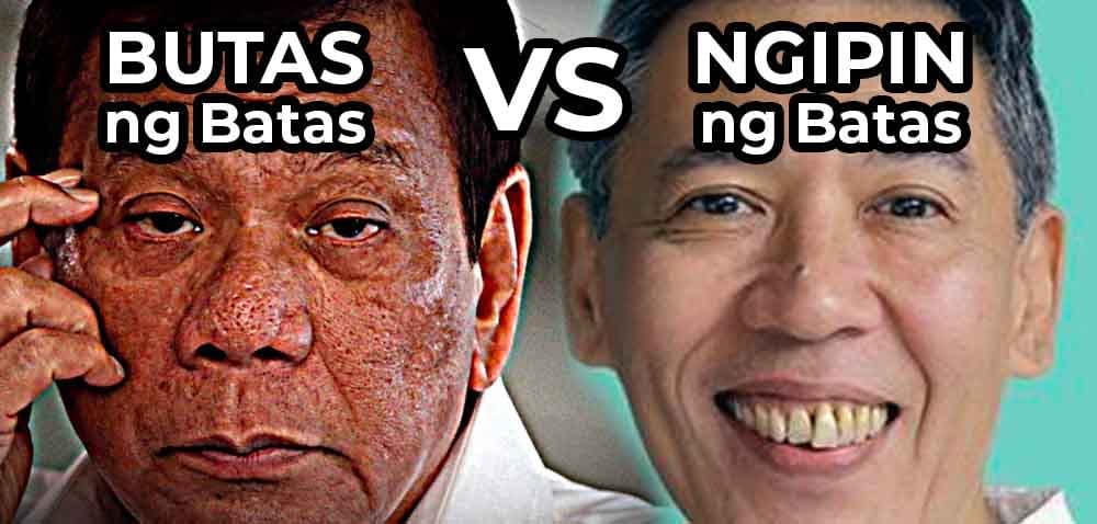 Ngipin ng Batas VS Butas ng Batas? Netizens Slam Duterte's Attack to Diokno.