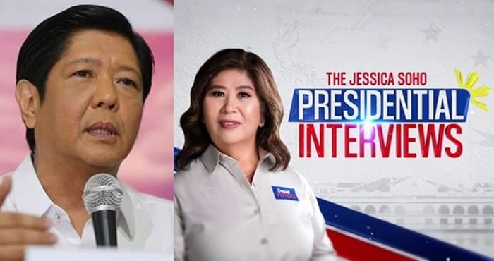 Bongbong Marcos Camp says he Skipped Jessica Soho Interview because of ‘Biased’ Host