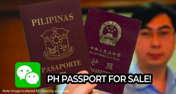 PH Passports, Binebenta Sa Mga Chinese