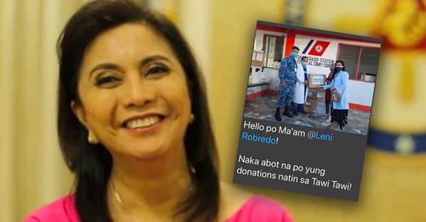 Tulong Mula Kay VP Leni, Umabot na Hanggang Tawi-Tawi