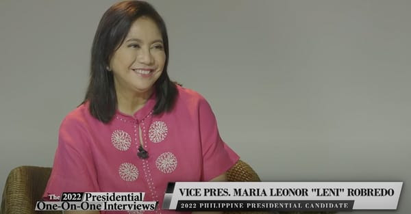 Hateful Campaign? Robredo says She Only Answered Boy Abunda's Query