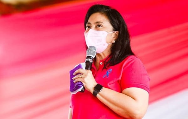 Robredo says no 'First Gentleman' if she Wins Presidency