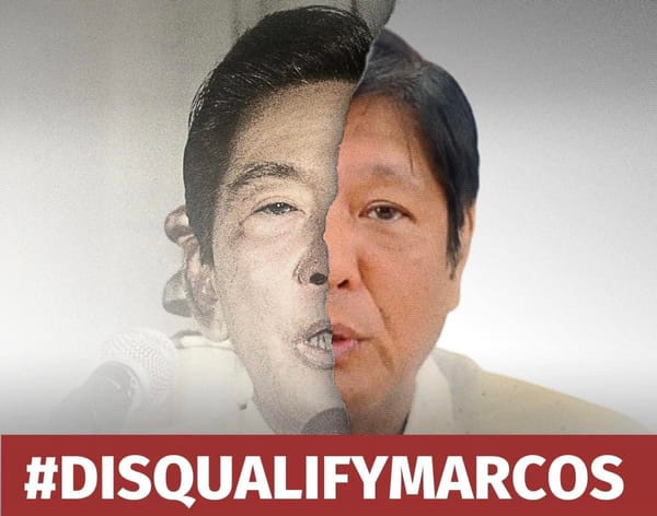 Siyam na dahilan upang hindi iluklok si Bongbong Marcos sa pagka-pangulo